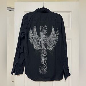 Calvin Klein 100% Cotton Men’s Button Up Shirt Size Large